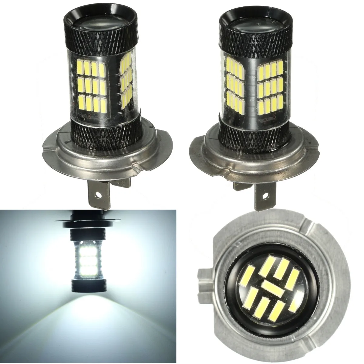 2 Pcs 6000k H7 57 SMD LED Lights Bulbs Headlight Canbus Bright White Low Beam 51mm
2 Pcs 6000k H7 57 SMD LED Lights Bulbs Headlight Canbus Bright White Low Beam 51mm