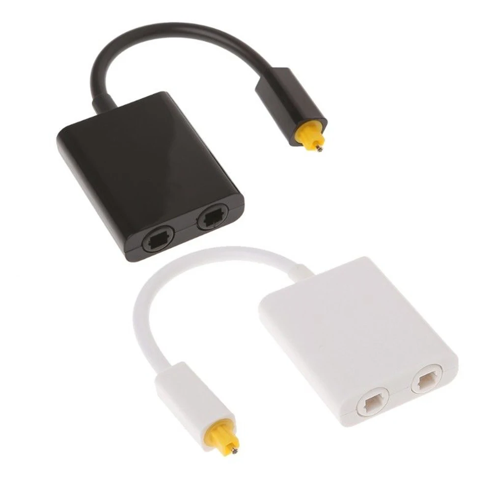 New 1 In 2 Out Dual Port Toslink Digital Audio Band Optical Fiber Adapter Splitter Connector Audio Cable
New 1 In 2 Out Dual Port Toslink Digital Audio Band Optical Fiber Adapter Splitter Connector Audio Cable