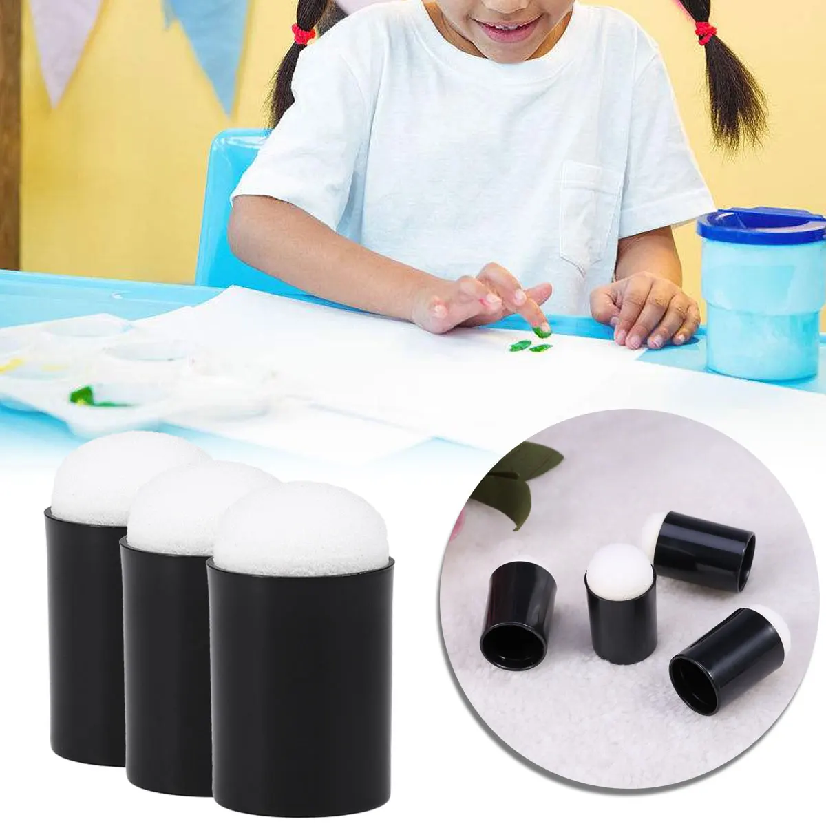 10PCS Finger Sponge Daubers Set For Painting Drawing Ink Crafts Chalk Accessories
10PCS Finger Sponge Daubers Set For Painting Drawing Ink Crafts Chalk Accessories