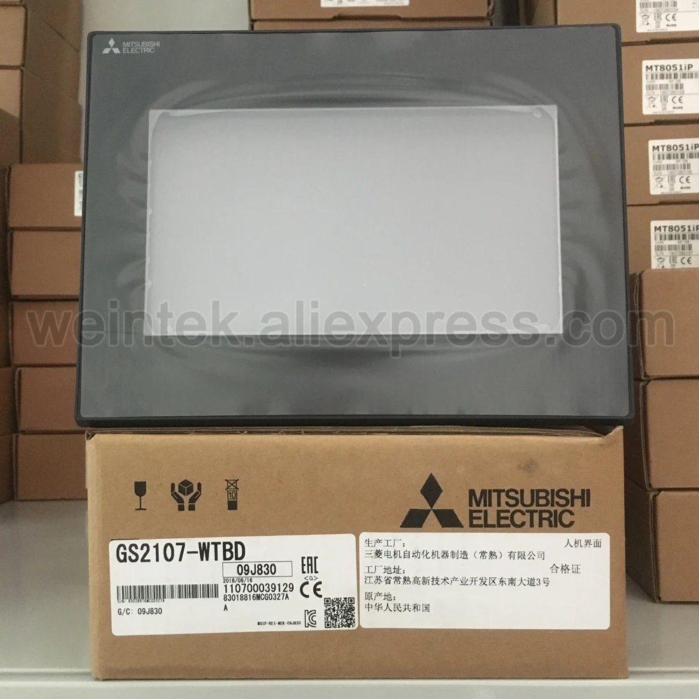 Стало еще проще HMI GS2107 WTBD 7 дюймов сенсорный экран Панель с LAN RS232 RS485 портов