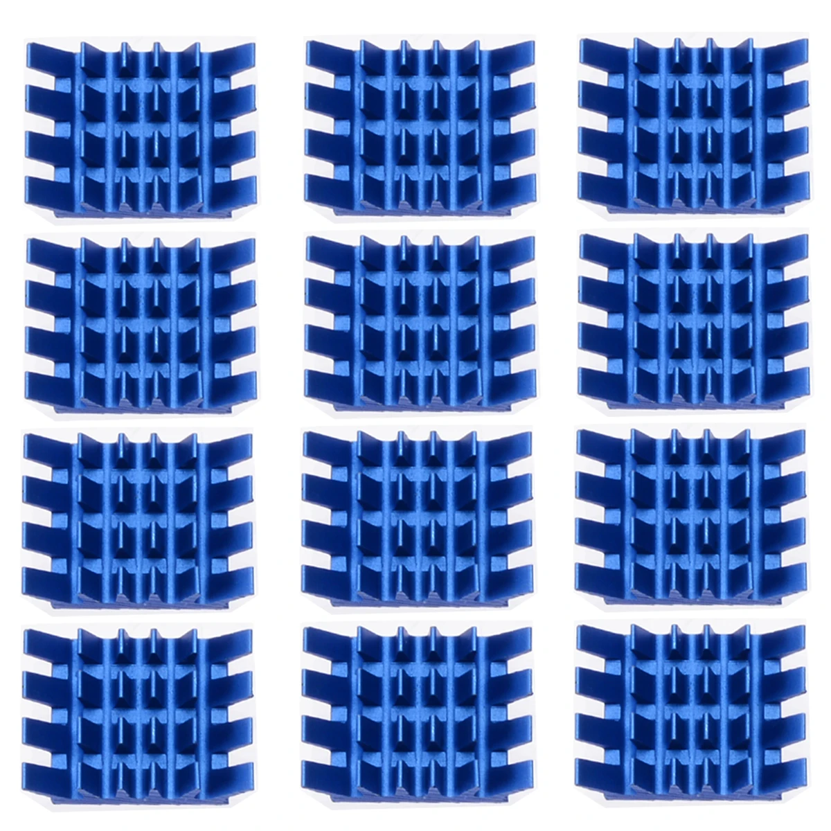 12Pcs/Set 13x14x6mm Aluminum Cooling Heat Sink with Adhesive Tape For Memory RAM IC Chipset Blue Anodized Mini Heatsink
12Pcs/Set 13x14x6mm Aluminum Cooling Heat Sink with Adhesive Tape For Memory RAM IC Chipset Blue Anodized Mini Heatsink
