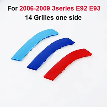 For BMW E92 E93 2006 2007 2008 2009 14 Grilles 3D Front Grill Trim Strip grille Cover Stickers Car Styling Auto Accessories
For BMW E92 E93 2006 2007 2008 2009 14 Grilles 3D Front Grill Trim Strip grille Cover Stickers Car Styling Auto Accessories