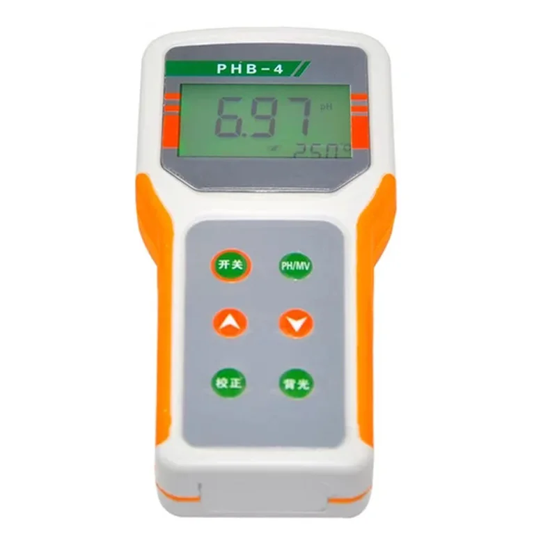 Portable PHB-4 PH Meter Automatic Temperature Compensation PH Monitor 00.0 - 14.00pH
Portable PHB-4 PH Meter Automatic Temperature Compensation PH Monitor 00.0 - 14.00pH