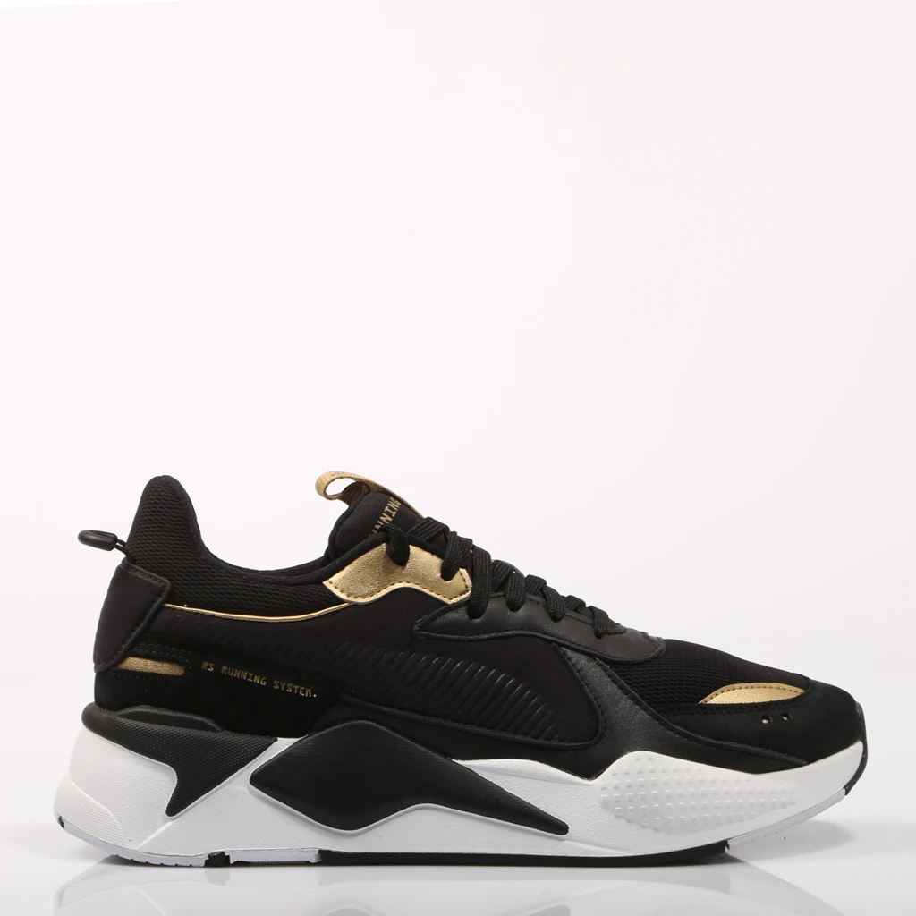 zapatillas puma blancas con dorado