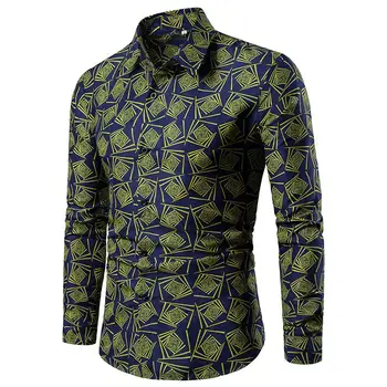 Flower Blouse Men Shirt Camisa masculina Long sleeve Hawaiian Style Floral Men's Shirts Casual Black Blue Green New M-4XL
Flower Blouse Men Shirt Camisa masculina Long sleeve Hawaiian Style Floral Men's Shirts Casual Black Blue Green New M-4XL