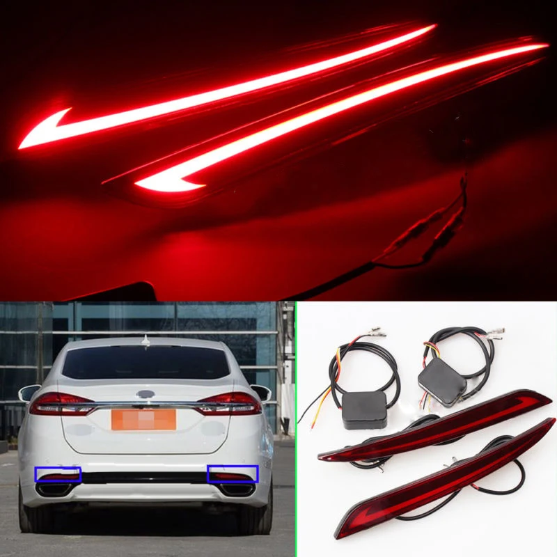 2pcs/kit LED Rear Brake Light Lamp Bumper Reflector For Ford Mondeo Fusion 2013 2014 2015 2016 Car Auto Brake Light Parking LED
2pcs/kit LED Rear Brake Light Lamp Bumper Reflector For Ford Mondeo Fusion 2013 2014 2015 2016 Car Auto Brake Light Parking LED