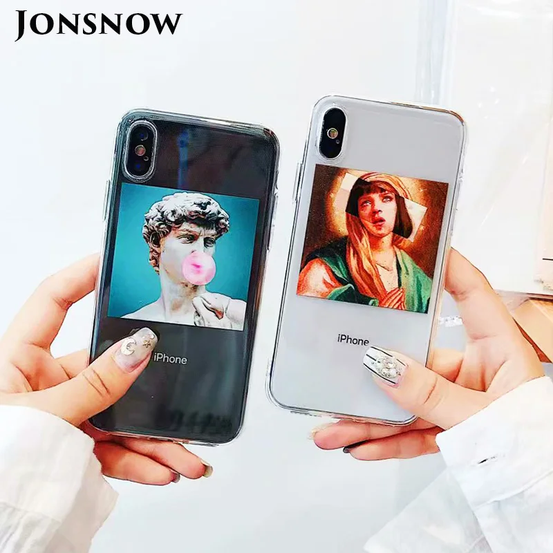 JONSNOW Clear Soft Case For iPhone 6S 7 8 Plus X XR XS Max Artistic Picture Design Ultra-thin Transparent Silicone Back Cover
JONSNOW Clear Soft Case For iPhone 6S 7 8 Plus X XR XS Max Artistic Picture Design Ultra-thin Transparent Silicone Back Cover