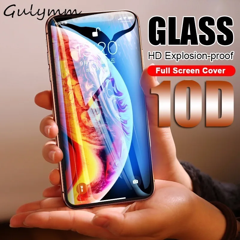 10D Tempered Glass Film On The For iPhone XS MAX XR Screen Protector Full Cover Protective Glass For iPhone 6s 7 8 X 10 HD Case
10D Tempered Glass Film On The For iPhone XS MAX XR Screen Protector Full Cover Protective Glass For iPhone 6s 7 8 X 10 HD Case