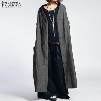2020 Plus Size ZANZEA Spring Women Casual Solid Long Sleeve Button Vintage Work Loose Outwear Long Jacket Coat Vestido Female
2020 Plus Size ZANZEA Spring Women Casual Solid Long Sleeve Button Vintage Work Loose Outwear Long Jacket Coat Vestido Female