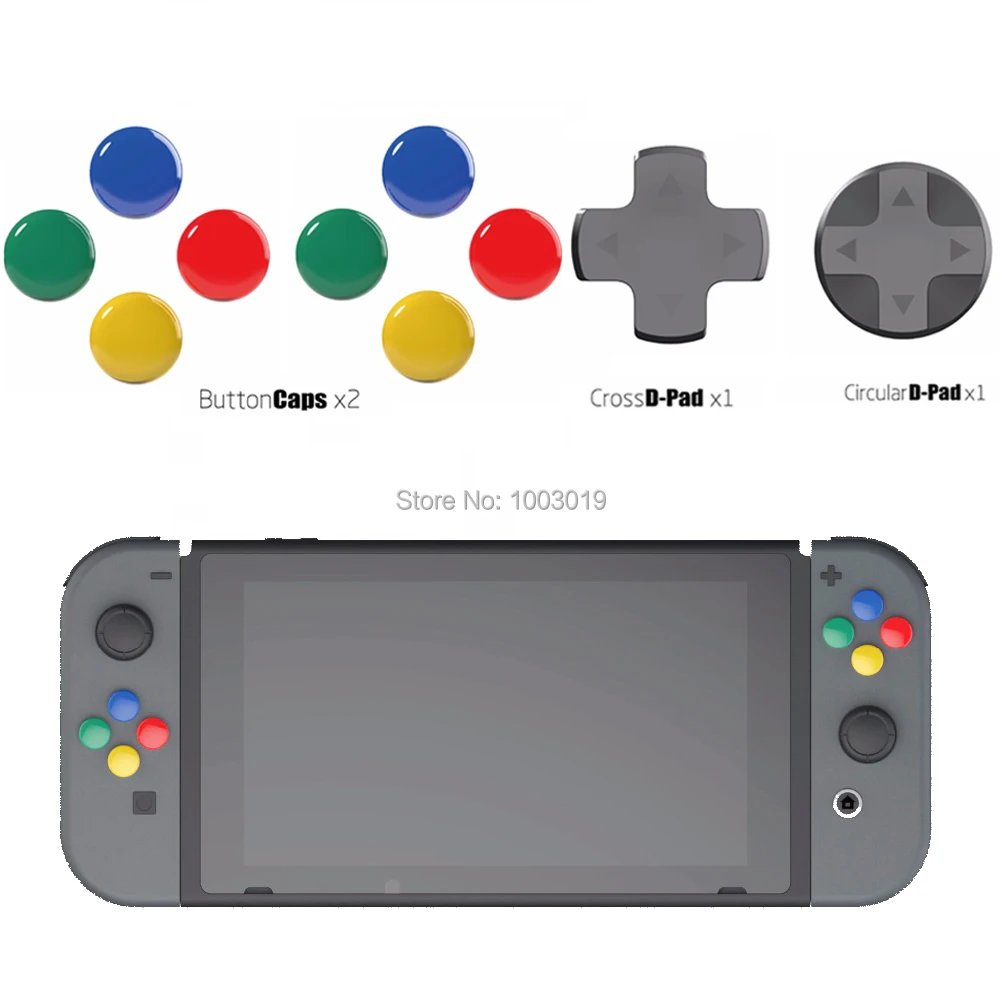 Skull & Co. D-Pad Button Cap Set Thumb Stick Grip for Nintend Switch Joy-Con Controller
Skull & Co. D-Pad Button Cap Set Thumb Stick Grip for Nintend Switch Joy-Con Controller