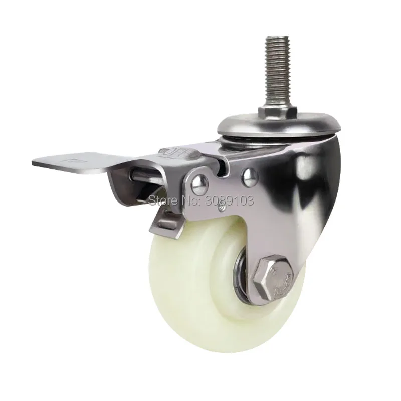 3 inch 75mm Casters Stainless Steel Casters Transparent PP Casters Furniture Wheels
3 inch 75mm Casters Stainless Steel Casters Transparent PP Casters Furniture Wheels