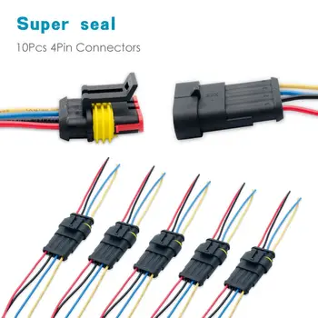 10Pairs 4Pin Way 12V Car Electrical Wire Connector Plug Cable Automotive Waterproof Car ATV AU Universal
10Pairs 4Pin Way 12V Car Electrical Wire Connector Plug Cable Automotive Waterproof Car ATV AU Universal