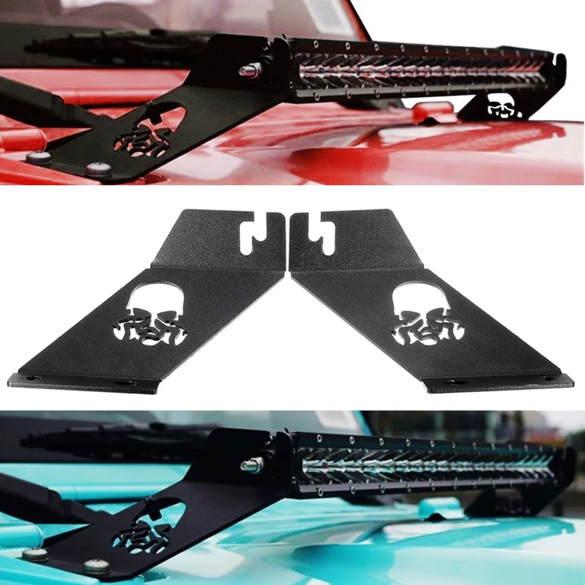 20" 22" LED Work light Frame Hood Mounting Brackets For Jeep for Wrangler 2007-2016 Car Styling Waterproof
20" 22" LED Work light Frame Hood Mounting Brackets For Jeep for Wrangler 2007-2016 Car Styling Waterproof