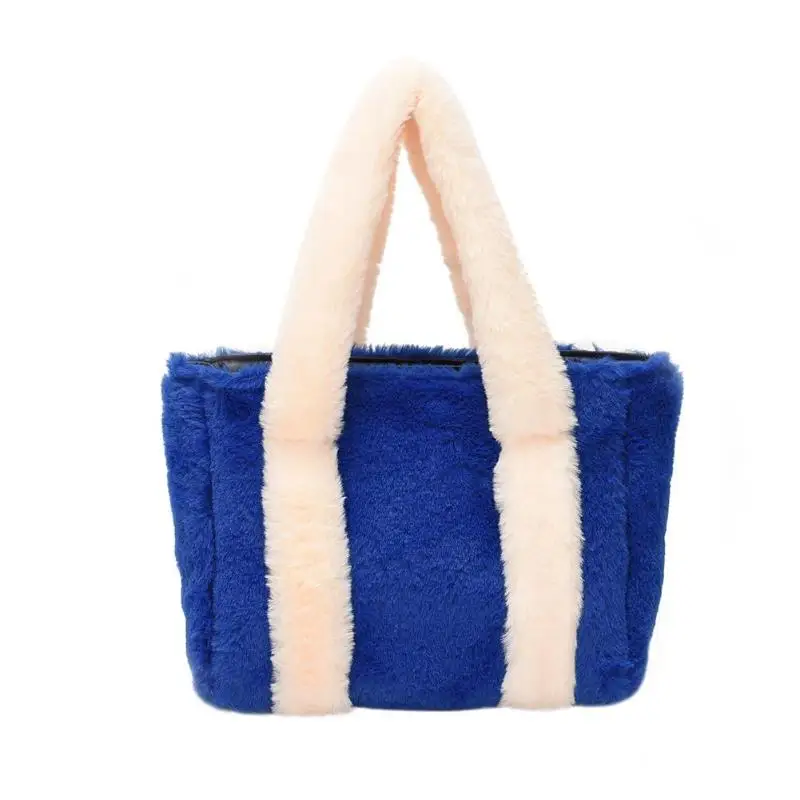 Luxury Winter Plush Clutch Handbags Hit Color Plush Handbag for Women Warm Female Top-handle Bags Totes Bolsa Feminina 2019 New
Luxury Winter Plush Clutch Handbags Hit Color Plush Handbag for Women Warm Female Top-handle Bags Totes Bolsa Feminina 2019 New