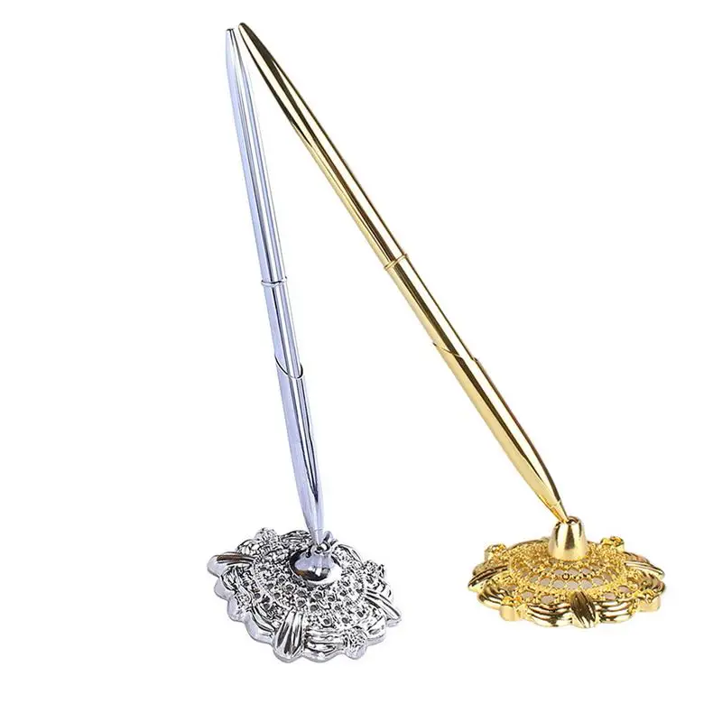 Metal Signature Pen Wedding Party Sign Pen High End Hollow Round Pen Holder Signing Pen Set Wedding Bridal
Metal Signature Pen Wedding Party Sign Pen High End Hollow Round Pen Holder Signing Pen Set Wedding Bridal