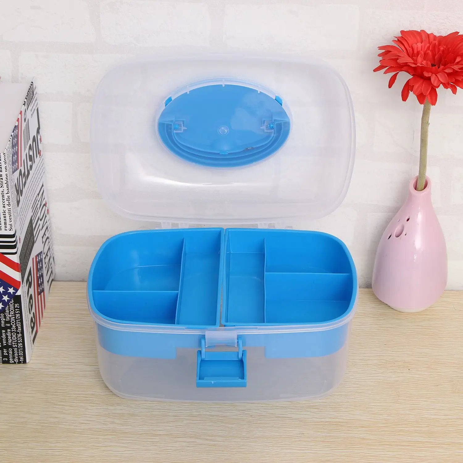 Multipurpose Sewing Kit Tool Storage Box Needle Thread Scissor Organizer Medicine Container Storage Box for Home and Travel Use
Multipurpose Sewing Kit Tool Storage Box Needle Thread Scissor Organizer Medicine Container Storage Box for Home and Travel Use
