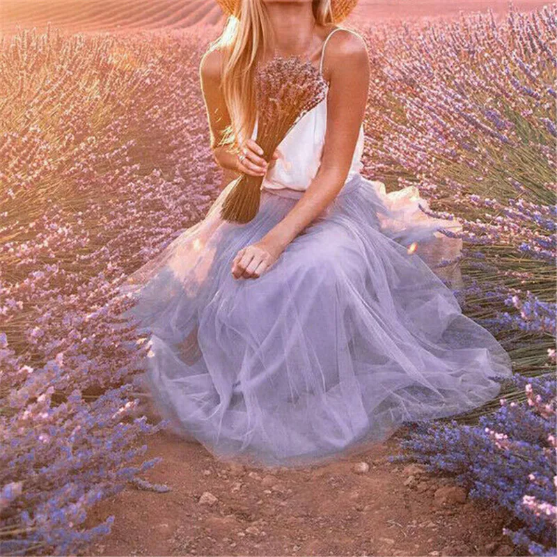 2019 New Romantic Purple Womens Boho Double Layer Chiffon Long Maxi Skirt Beach Casual Summer Ladies Solid Color Pleated Skirt
2019 New Romantic Purple Womens Boho Double Layer Chiffon Long Maxi Skirt Beach Casual Summer Ladies Solid Color Pleated Skirt