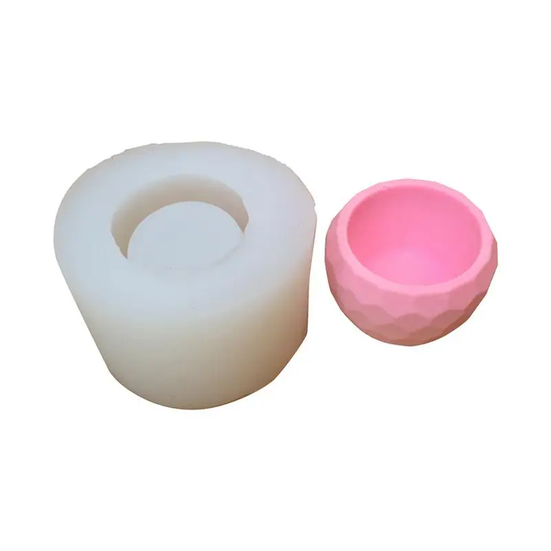 DIY Craft Candle Polyhedron Cactus Aromatherapy Plaster Silica Gel Mold Valentine Candle Holder Fleshy Flower Pot Cake Mould
DIY Craft Candle Polyhedron Cactus Aromatherapy Plaster Silica Gel Mold Valentine Candle Holder Fleshy Flower Pot Cake Mould