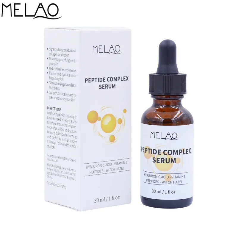 MELAO Peptide Complex Serum Peptide Solution Repair Fade Acne Marks Anti-wrinkle Firming Facial Serum 30ML
MELAO Peptide Complex Serum Peptide Solution Repair Fade Acne Marks Anti-wrinkle Firming Facial Serum 30ML