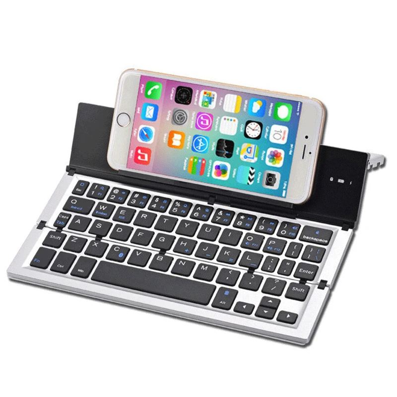 Mini Folding Wireless Bluetooth Keyboard Aluminum Travel Foldable Keypad For IOS for Windows for Samsung Phone for Ipad Tablet
Mini Folding Wireless Bluetooth Keyboard Aluminum Travel Foldable Keypad For IOS for Windows for Samsung Phone for Ipad Tablet