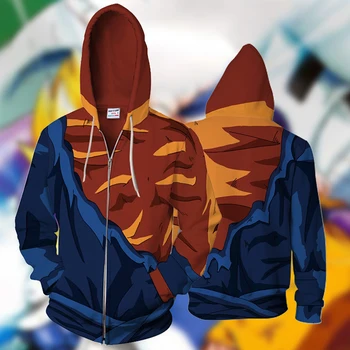 3D printing hoodie Dragon Ball Z Super Saiyan zipper hoodie men and women sports shirt BIANYILONG brand customization
3D printing hoodie Dragon Ball Z Super Saiyan zipper hoodie men and women sports shirt BIANYILONG brand customization
