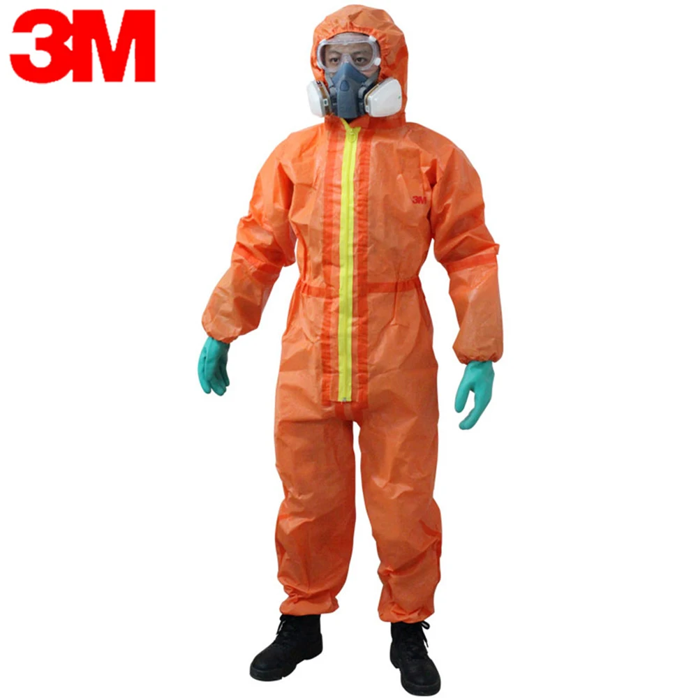 3M 4690 Protection Suit Protective Coverall Chemical Liquid Nuclear Radiation Protection Suit Acid & Alkali Resistant Overalls
3M 4690 Protection Suit Protective Coverall Chemical Liquid Nuclear Radiation Protection Suit Acid & Alkali Resistant Overalls