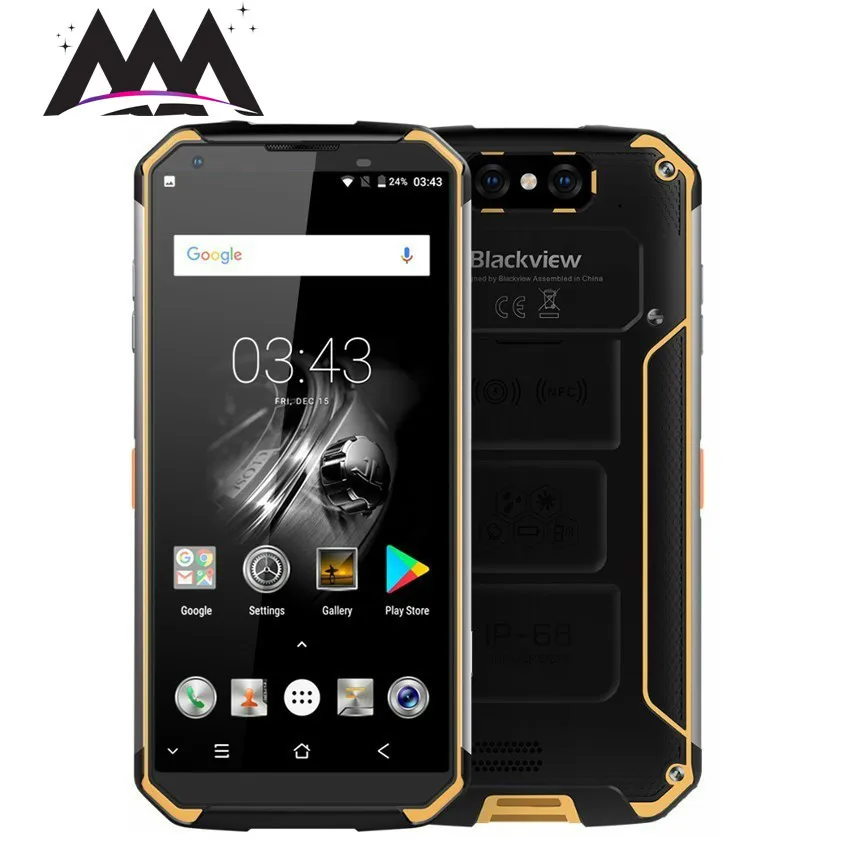Blackview BV9500 IP68 Waterproof shockproof 4G Smartphone 10000mAh Android 8.1 4GB+64GB Octa Core 5.7" 13.0mp mobile phone
Blackview BV9500 IP68 Waterproof shockproof 4G Smartphone 10000mAh Android 8.1 4GB+64GB Octa Core 5.7" 13.0mp mobile phone