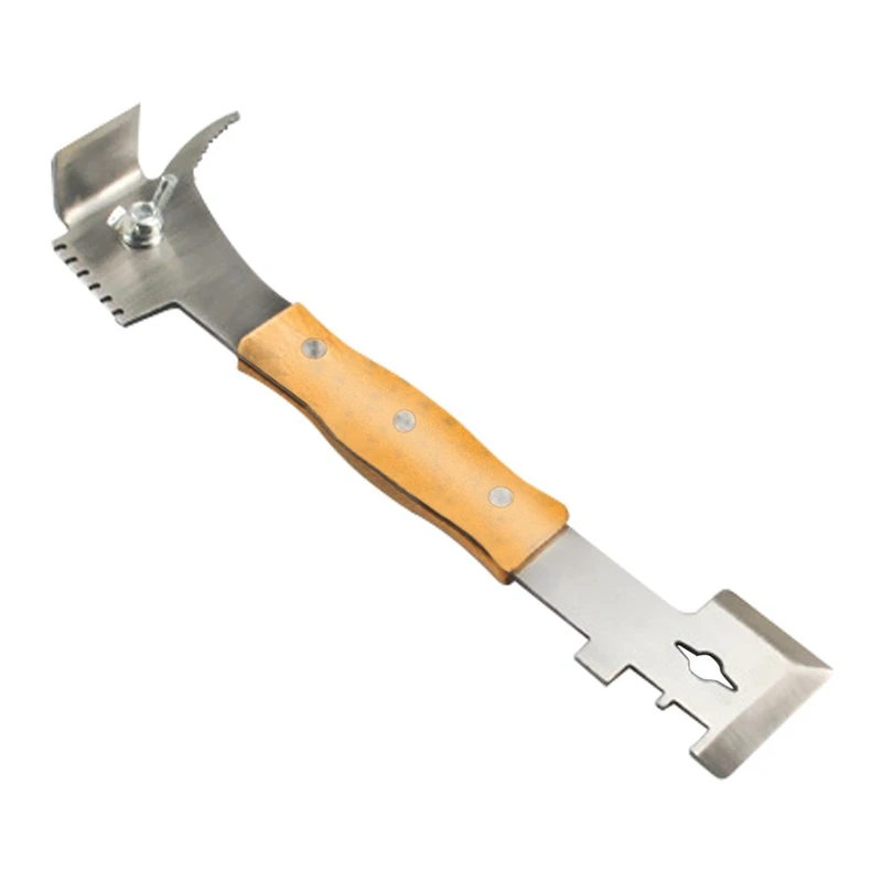 10 Inch Multifunctional Bee Hive Scraper Tool Stainless Steel Heavy Duty Beekeeping Supplies Beekeeper Equipment Wooden Handle
10 Inch Multifunctional Bee Hive Scraper Tool Stainless Steel Heavy Duty Beekeeping Supplies Beekeeper Equipment Wooden Handle
