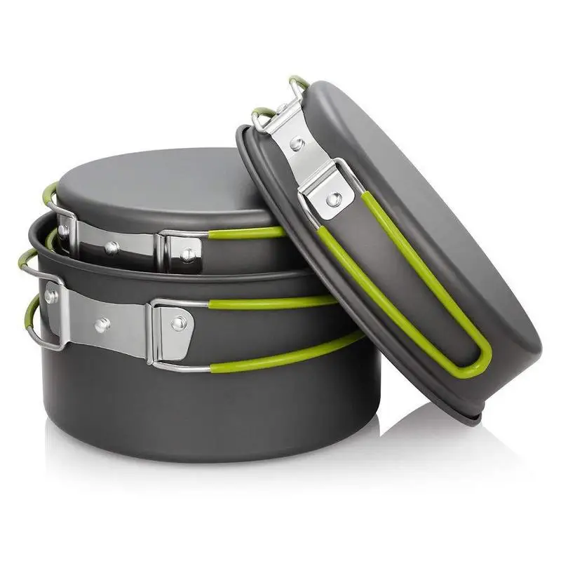 Outdoor Camping Cookware Portable Camping Pot Set 2-3 People Picnic Hiking Travel Cooking Equipment Outdoor Pot
Outdoor Camping Cookware Portable Camping Pot Set 2-3 People Picnic Hiking Travel Cooking Equipment Outdoor Pot