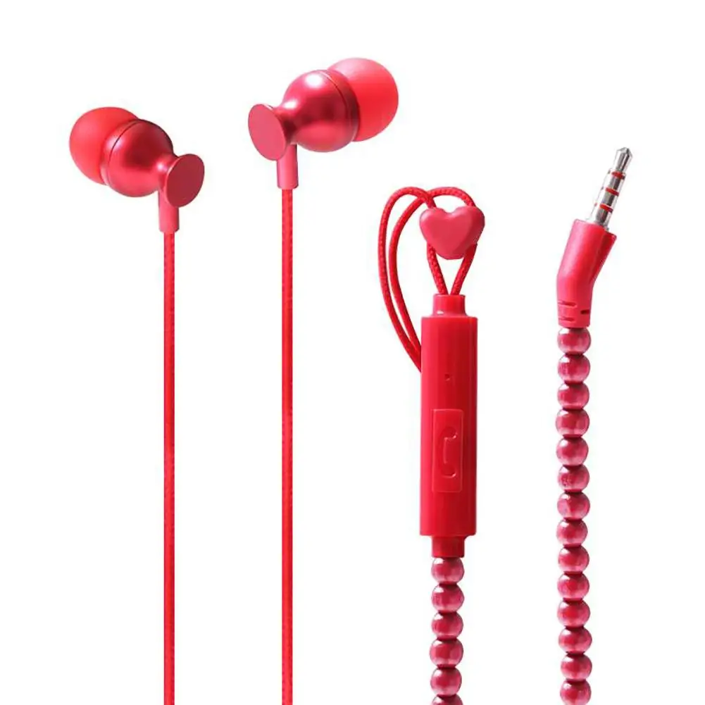 Beads Bracelet In-ear Wired Metal Earphone Noise Reduction Portable High Quality Headset For Mobile Phones Brand New
Beads Bracelet In-ear Wired Metal Earphone Noise Reduction Portable High Quality Headset For Mobile Phones Brand New