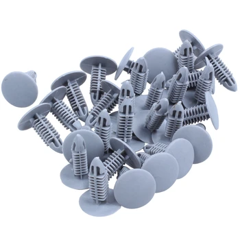 30 Pieces Plastic fastening screws Gray Flange Fender Bumpers Clips For 6mm x 6.7mm Hole
30 Pieces Plastic fastening screws Gray Flange Fender Bumpers Clips For 6mm x 6.7mm Hole