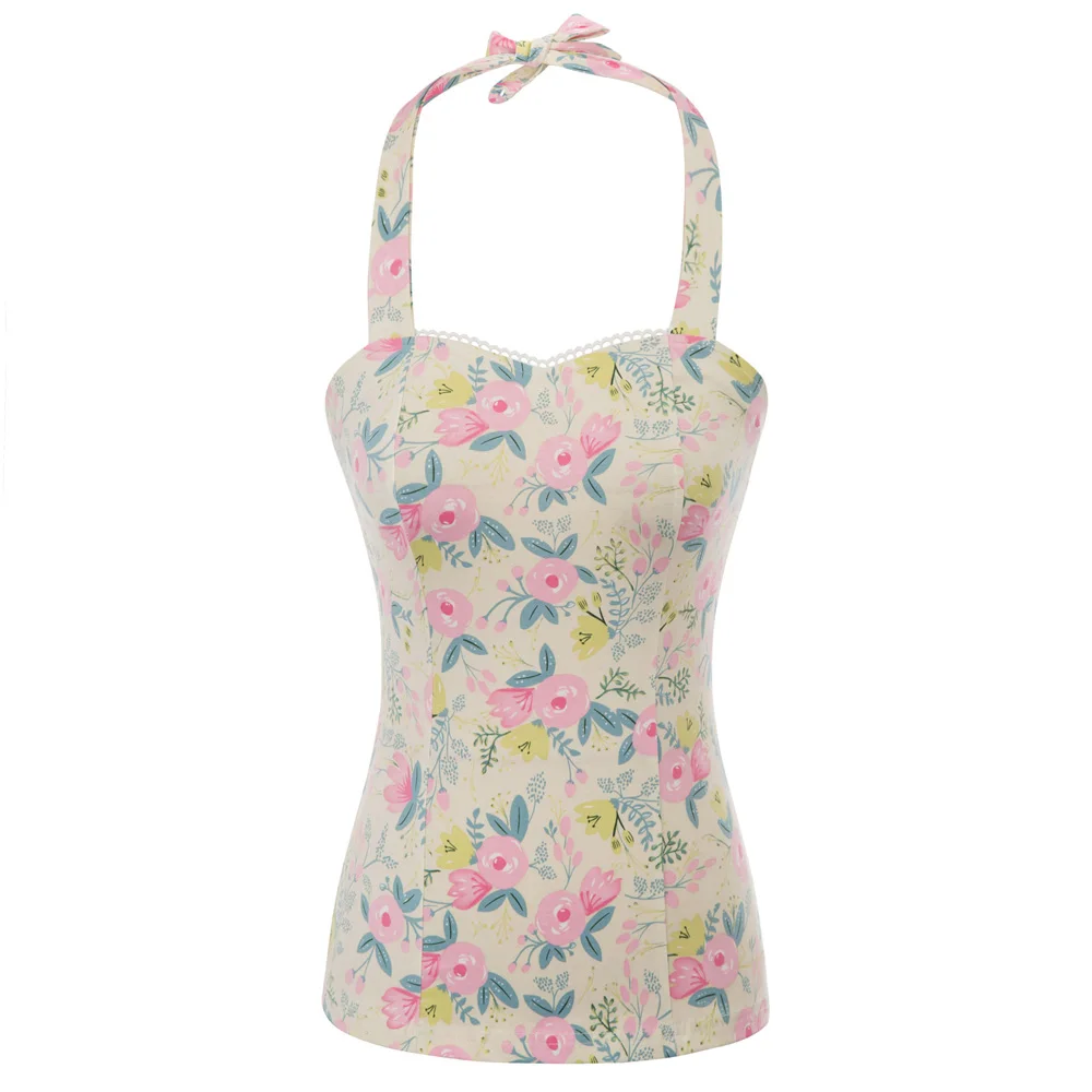 bodycon tops Sexy ethnic floral beach party lolita holiday Women Retro Summer Cross-Back Sweetheart Neck Halter slim Cotton Tops
bodycon tops Sexy ethnic floral beach party lolita holiday Women Retro Summer Cross-Back Sweetheart Neck Halter slim Cotton Tops
