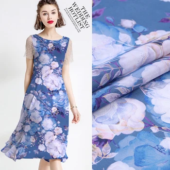 Digital inkjet silk crepe de chine fabric14 mm printing micro-transparent clothing dress silk fabric wholesale silk cloth 
Digital inkjet silk crepe de chine fabric14 mm printing micro-transparent clothing dress silk fabric wholesale silk cloth