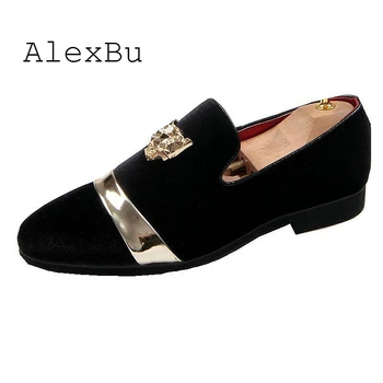 Alexbu Men Casual Shoes Mens Suede Dress Shoes Luxury Golden Tiger Head Classic Fashion Man Formal Wedding Shoe Loafers
Alexbu Men Casual Shoes Mens Suede Dress Shoes Luxury Golden Tiger Head Classic Fashion Man Formal Wedding Shoe Loafers