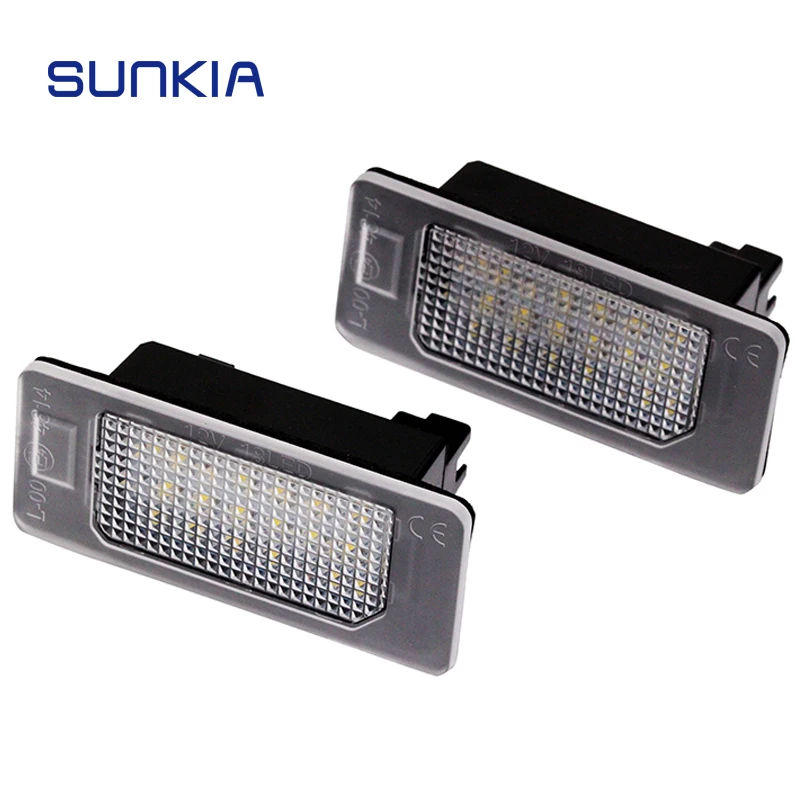 SUNKIA 2PCS/set LED Car License Lamp for Skoda Rapid /Octavia III 5e5 Car Signal Light External Canbus controller
SUNKIA 2PCS/set LED Car License Lamp for Skoda Rapid /Octavia III 5e5 Car Signal Light External Canbus controller