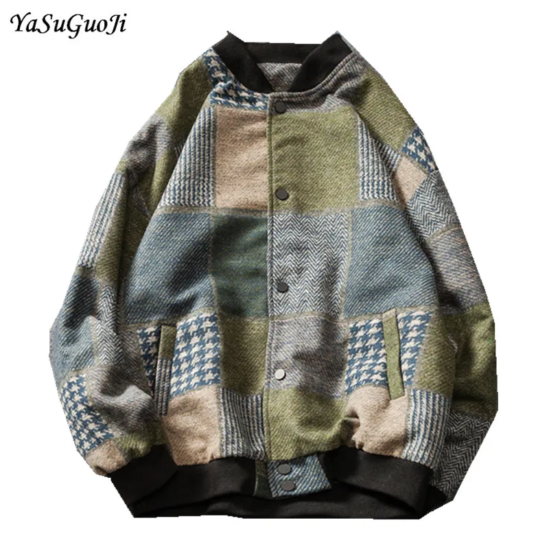 New 2017 winter fashion color-blocked patchwork single breasted thicken woollen jacket men rib stand collar men's jacket JK11
New 2017 winter fashion color-blocked patchwork single breasted thicken woollen jacket men rib stand collar men's jacket JK11