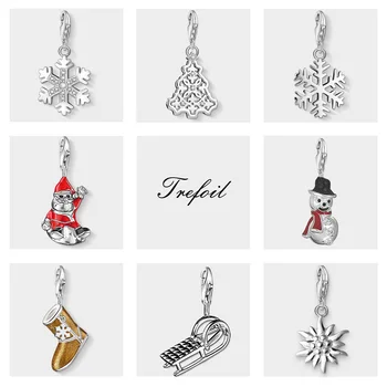 Christmas Tree Santa Claus Snowflake Charms Pendant,Fashion Jewelry 925 Sterling Silver Gift For Women Men Fit Bracelet Necklace
Christmas Tree Santa Claus Snowflake Charms Pendant,Fashion Jewelry 925 Sterling Silver Gift For Women Men Fit Bracelet Necklace
