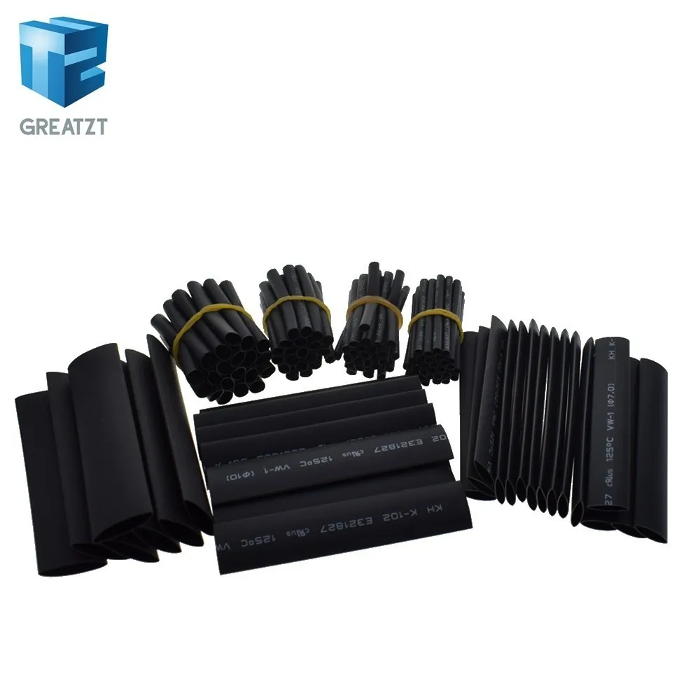 GREATZT 127pcs/set Assorted Heat Shrink Tube Black Wire Wrap Electrical Insulation Cable Sleeving 2-13mm
GREATZT 127pcs/set Assorted Heat Shrink Tube Black Wire Wrap Electrical Insulation Cable Sleeving 2-13mm