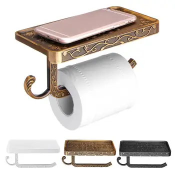 Antique Carved Zinc Alloy Bathroom Paper Mobile Phone Holder With Shelf Bathroom Towel Rack Toilet Paper Holder Tissue Boxes
Antique Carved Zinc Alloy Bathroom Paper Mobile Phone Holder With Shelf Bathroom Towel Rack Toilet Paper Holder Tissue Boxes