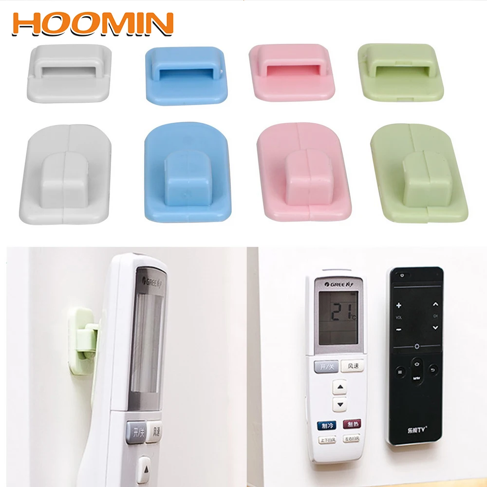 HOOMIN 4pcs/set Wall Storage Organization Remote Control Holder Adhesive Tape Hanger Sticky Hook Set
HOOMIN 4pcs/set Wall Storage Organization Remote Control Holder Adhesive Tape Hanger Sticky Hook Set