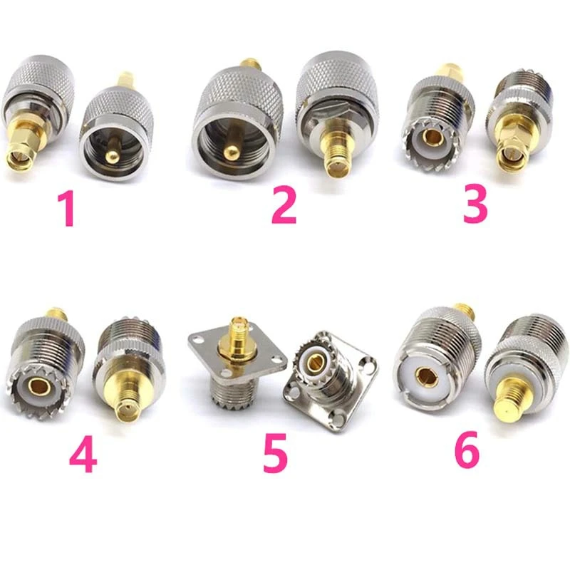 JX connector 2pcs RF Adapter PL259 SO239 to SMA male female for Motorola GP88S GP68 GP2000 GP328 GP338 Coaxial Cable Adapter
JX connector 2pcs RF Adapter PL259 SO239 to SMA male female for Motorola GP88S GP68 GP2000 GP328 GP338 Coaxial Cable Adapter
