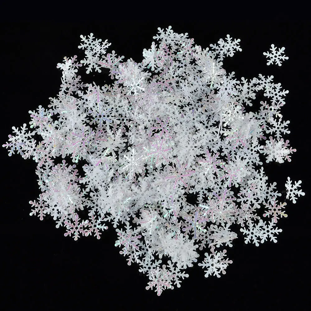 300pcs Mini Creative Artificial Snowflake Classic Shiny Snowflake Christmas Tree Ornaments Holiday Party Home DIY Decoration
300pcs Mini Creative Artificial Snowflake Classic Shiny Snowflake Christmas Tree Ornaments Holiday Party Home DIY Decoration