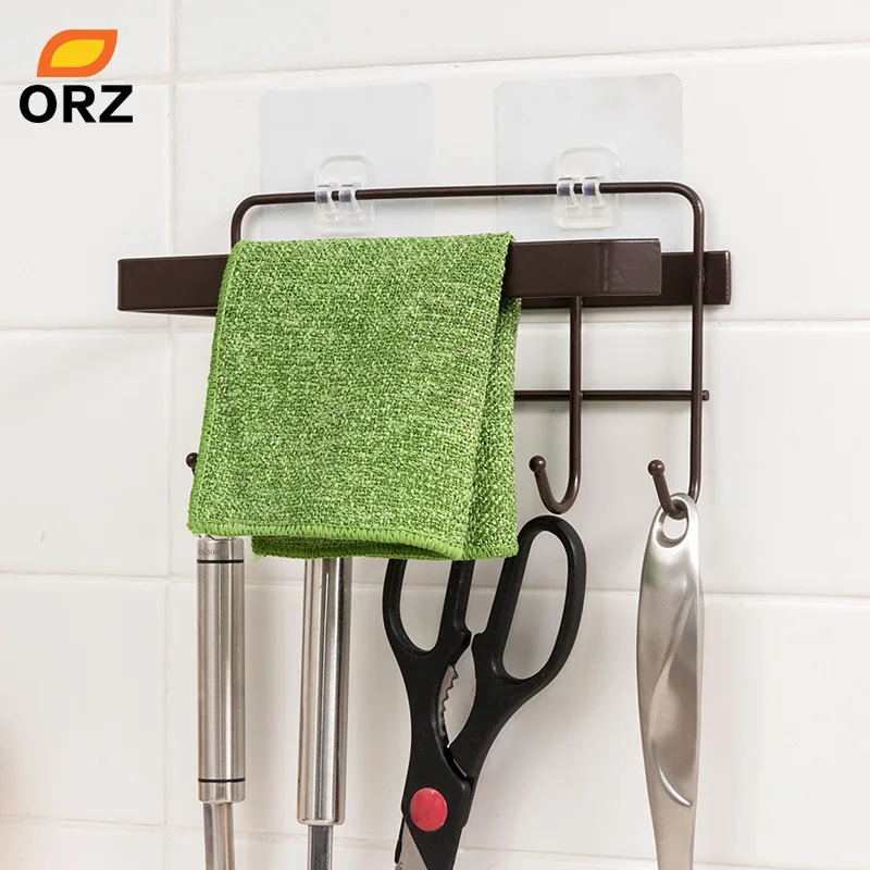 ORZ Kitchen Storage Organizer Heavy Duty Towel Rack Roll Paper Holder with Hooks Bathroom Hanger Shelf Home Storage organization
ORZ Kitchen Storage Organizer Heavy Duty Towel Rack Roll Paper Holder with Hooks Bathroom Hanger Shelf Home Storage organization