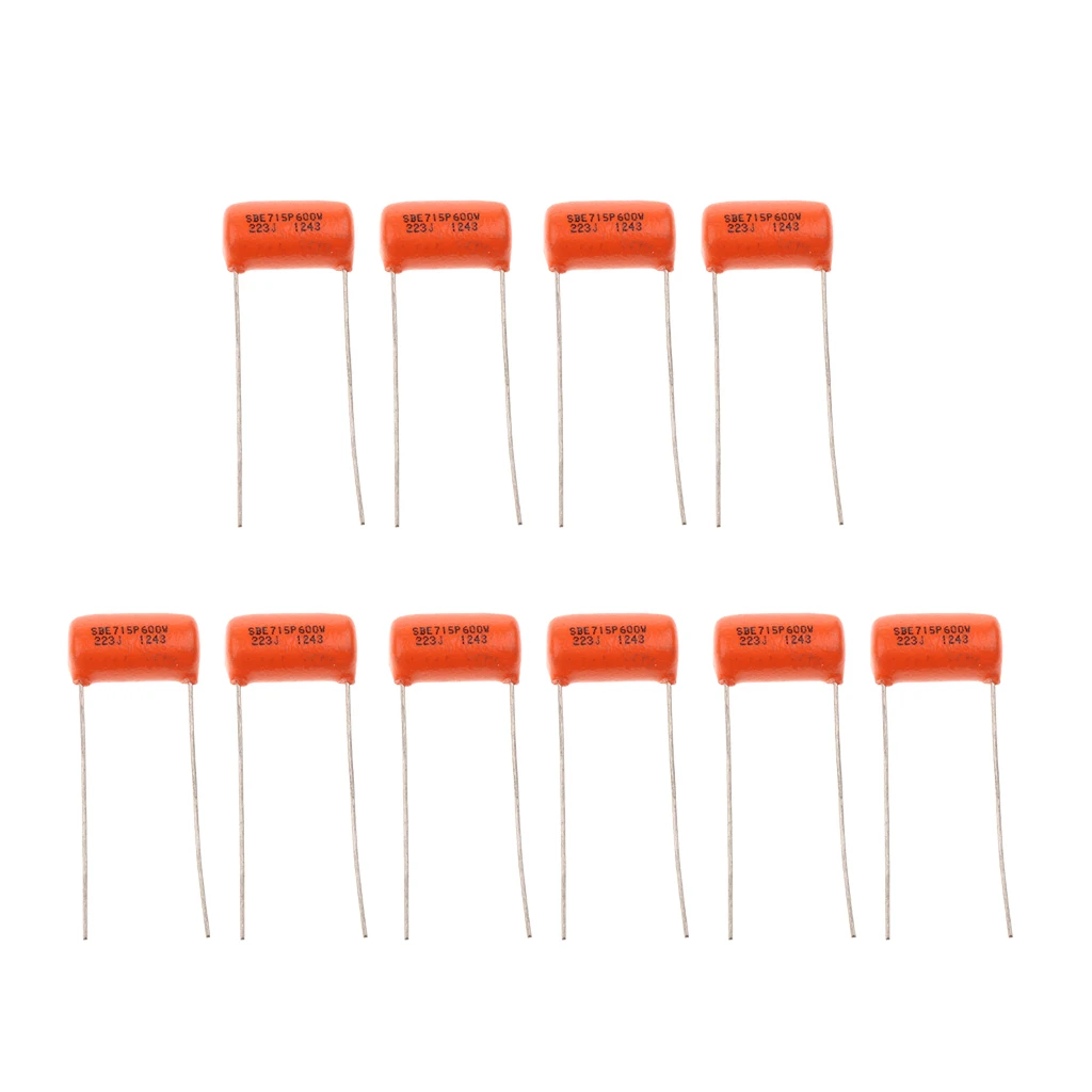 Tooyful Ceramic Capacitor 0.022uf 223J 600V for Electric Guitar Accessories Capacitors Stringed Instruments Parts -Orange
Tooyful Ceramic Capacitor 0.022uf 223J 600V for Electric Guitar Accessories Capacitors Stringed Instruments Parts -Orange