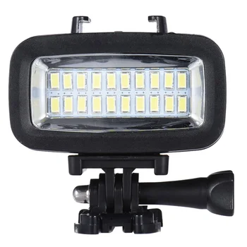 Power 700LM Diving Video Fill-in Light LED Lighting Lamp with Diffuser for GoPro SJCAM Action Camera