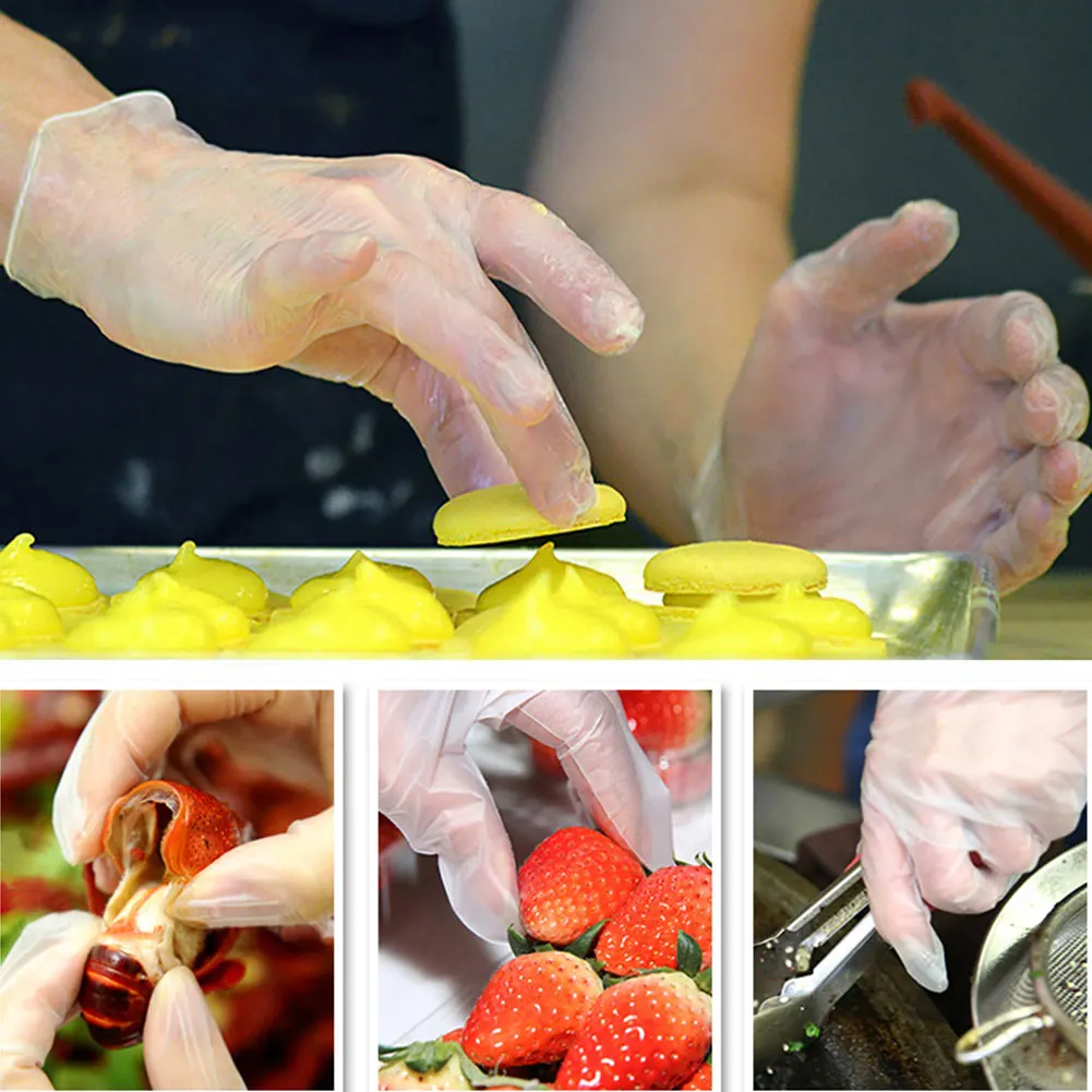 100pcs/ pack Kitchen Disposable Gloves Eco-friendly CPE Disposable Gloves Transparent Tableware Gloves Party Disposable Supply
100pcs/ pack Kitchen Disposable Gloves Eco-friendly CPE Disposable Gloves Transparent Tableware Gloves Party Disposable Supply