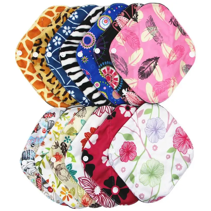 Flower Print Washable Pad Cloth Menstrual Pads Reusable Bamboo Sanitary Napkins Absorbent Reusable Panty Liners Sanitary Napkin
Flower Print Washable Pad Cloth Menstrual Pads Reusable Bamboo Sanitary Napkins Absorbent Reusable Panty Liners Sanitary Napkin