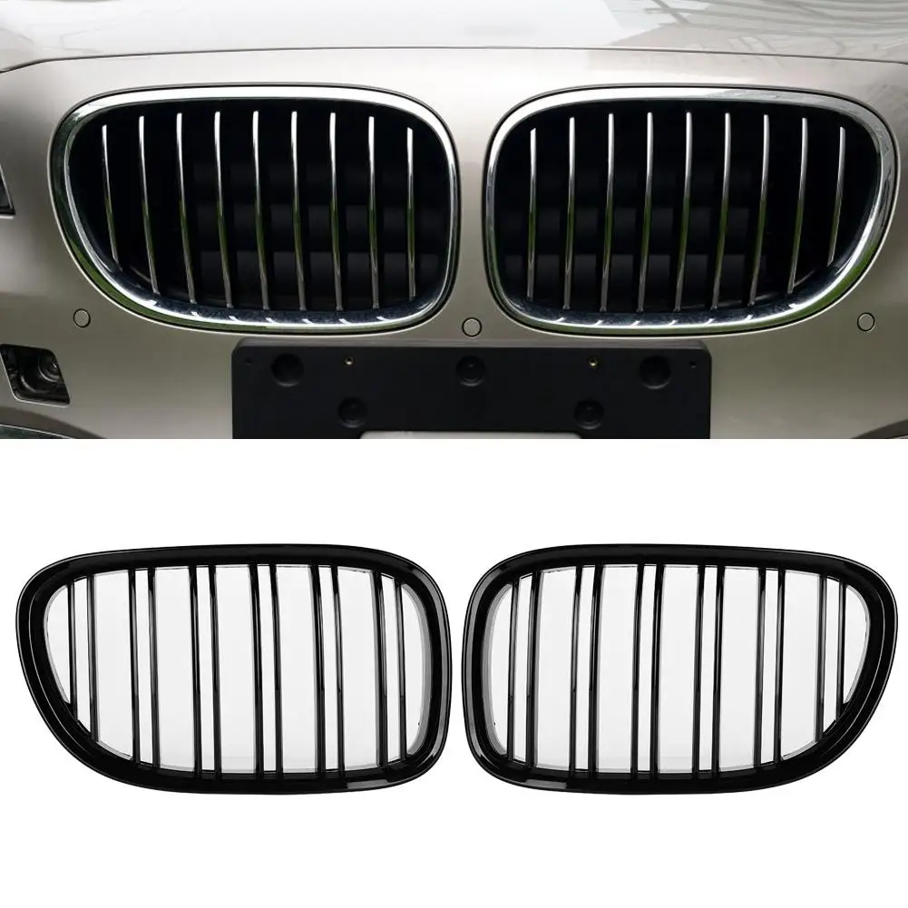 1 Pair Gloss Black Style Front Bumper Grill Grille for BMW F01 F02 7-SERIES 730d 740i 750i 2009-2017 Car Styling
1 Pair Gloss Black Style Front Bumper Grill Grille for BMW F01 F02 7-SERIES 730d 740i 750i 2009-2017 Car Styling