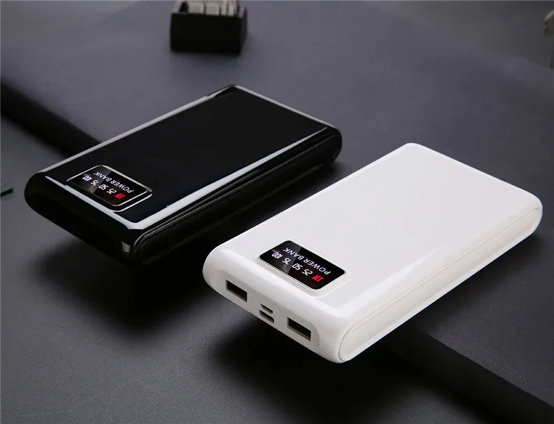 Real 20000mAh Power Bank For iPhone Samsung Huawei Type C Fast Charging LCD display USB Powerbank External Battery poverbank 
Real 20000mAh Power Bank For iPhone Samsung Huawei Type C Fast Charging LCD display USB Powerbank External Battery poverbank