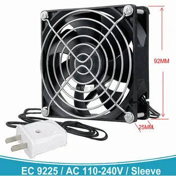 50 PCS Gdstime EC Cooling Fan 92mm x 25mm AC 110V 120V 220V 240V 2 Wires Sleeve Bearing 92x92x25mm CPU Cooler Radiator
50 PCS Gdstime EC Cooling Fan 92mm x 25mm AC 110V 120V 220V 240V 2 Wires Sleeve Bearing 92x92x25mm CPU Cooler Radiator